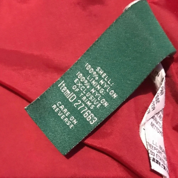 L.L. Bean Kids Red Gray 3 in 1 Classic Jacket - Picture 13 of 15